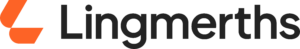 Lingmerths logotyp med svart text
